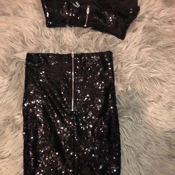 BLACK 2 PIECE SEQUENCE SET🖤 - Picture 2 of 2